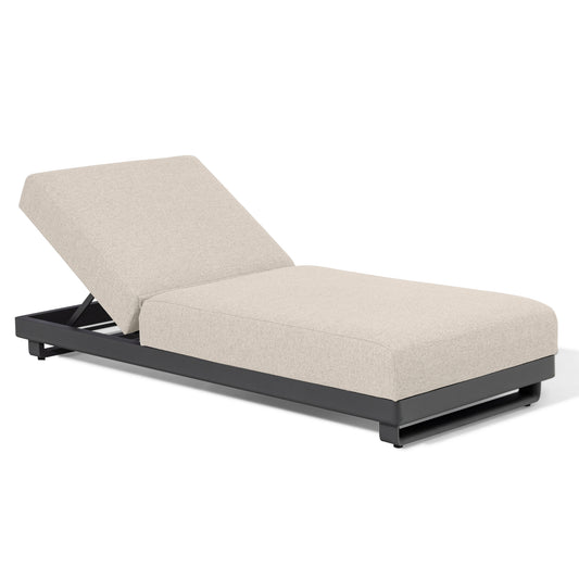 Maze - Outdoor Fabric Ibiza Sunlounger - Oatmeal - Blythe Living