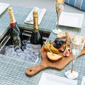 Maze - Oxford Deluxe Large Rattan Corner Dining Set with Rising Table & Armchair - Blythe Living