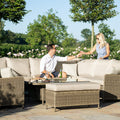 Maze - Winchester Royal U-Shaped Rattan Sofa Set with Rising Table - Blythe Living