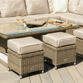 Maze - Winchester Deluxe Large Rattan Corner Dining Set with Rising Table & Armchair - Blythe Living