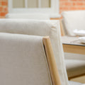 Maze - Burford 8 Seat Aluminium Square Dining Set - Almond - Blythe Living
