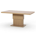 Maze - New York 3 Seat Sofa Wood Effect Aluminium Sofa Set
with Rising Table - Almond - Blythe Living