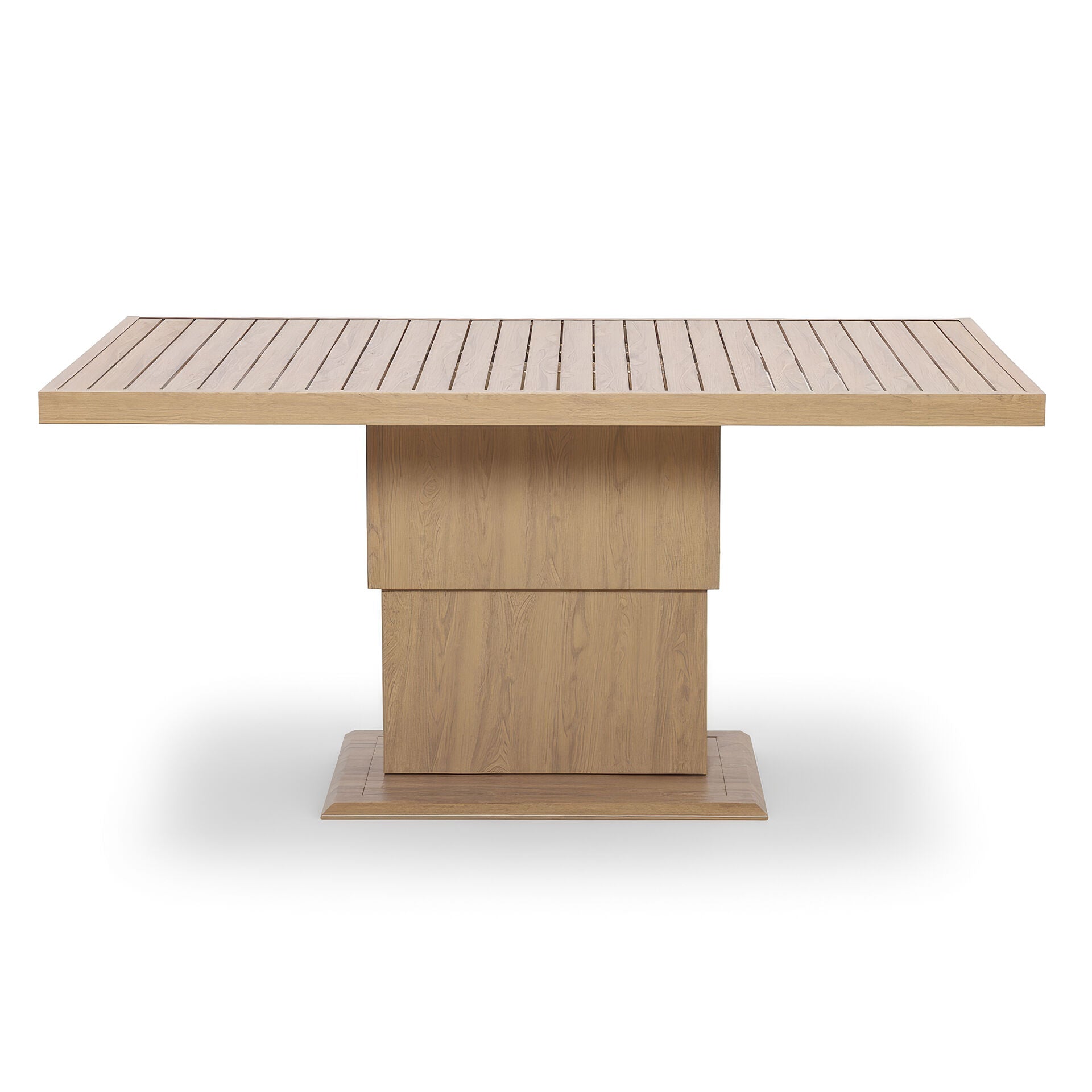 Maze - New York Wood Effect Aluminium Corner Dining Set
with Rising Table - Almond - Blythe Living