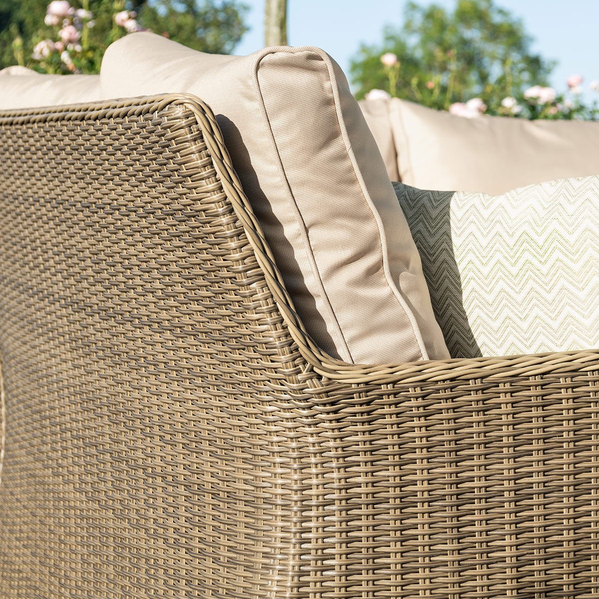 Maze - Winchester Royal U-Shaped Rattan Sofa Set with Rising Table - Blythe Living