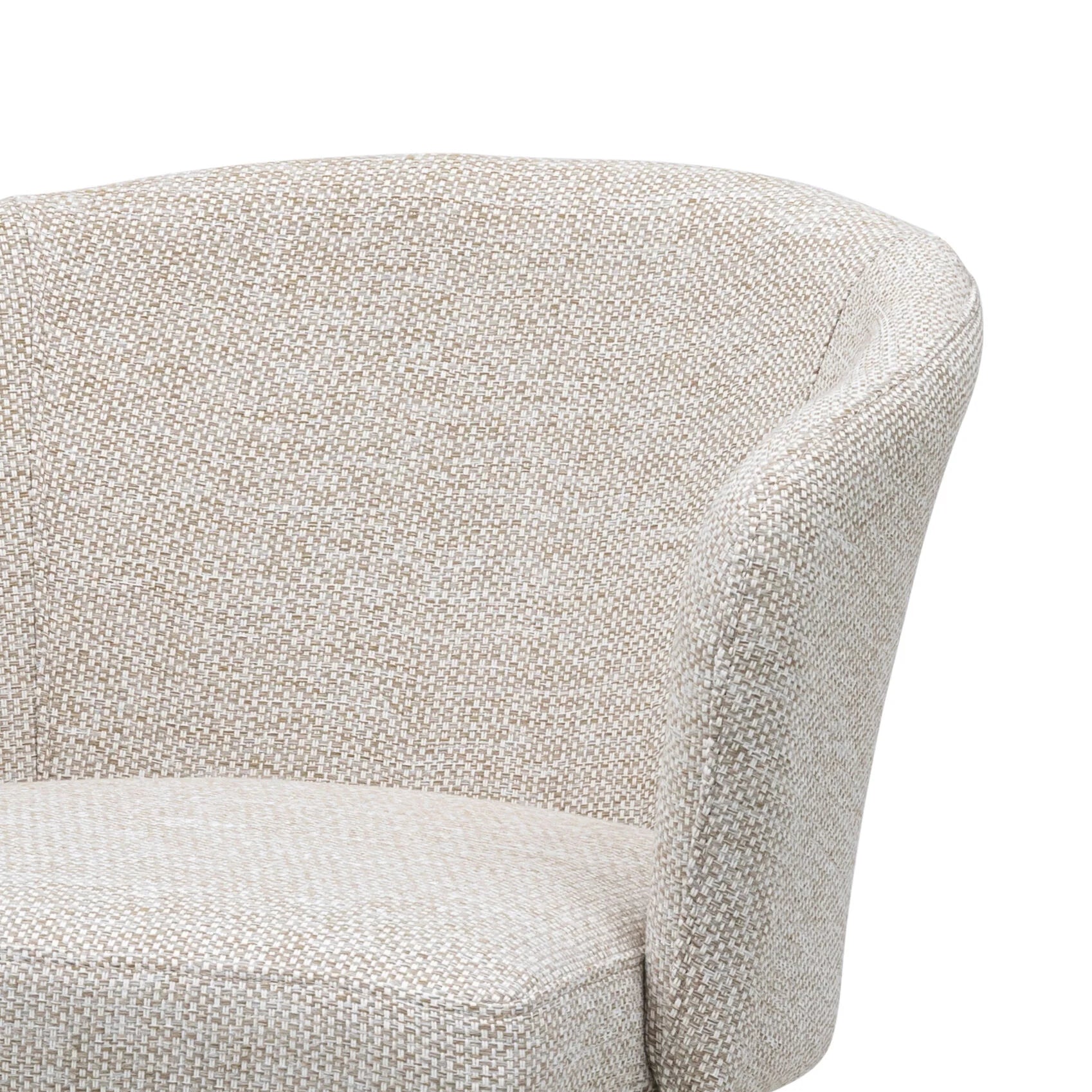 Maze - Outdoor Fabric Zen 4 Seat Low Round Bar Set - Latte - Blythe Living