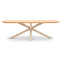 Maze - Sicily Rope Weave 8 Seat Rectangular Dining Set - Latte - Blythe Living