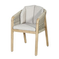 Maze - Antigua Rope Weave 6 Seat Round Dining Set - Terrazzo - Blythe Living