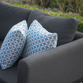 Maze - Outdoor Fabric Pulse U Shape Corner Dining Set with Rising Table - Charcoal - Blythe Living