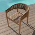 Maze - Porto Rope Weave 4 Seat Round Dining Set - Blythe Living