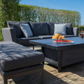 Maze - Outdoor Fabric Pulse 3 Seat Sofa Set with Rising Table - Flanelle - Blythe Living