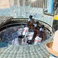 Maze - Oxford 6 Seat Round Rattan Bar Set with Ice Bucket - Blythe Living
