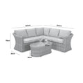 Maze - Oxford Small Rattan Corner Sofa Set - Blythe Living