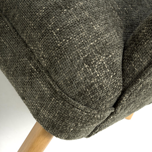 Mallory Flax Effect Green Armchair