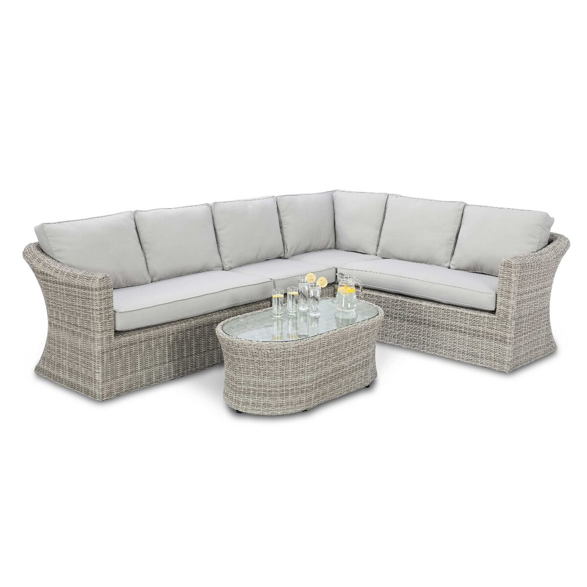 Maze - Oxford Large Rattan Corner Sofa Set - Blythe Living