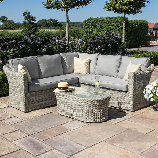 Maze - Oxford Small Rattan Corner Sofa Set - Blythe Living