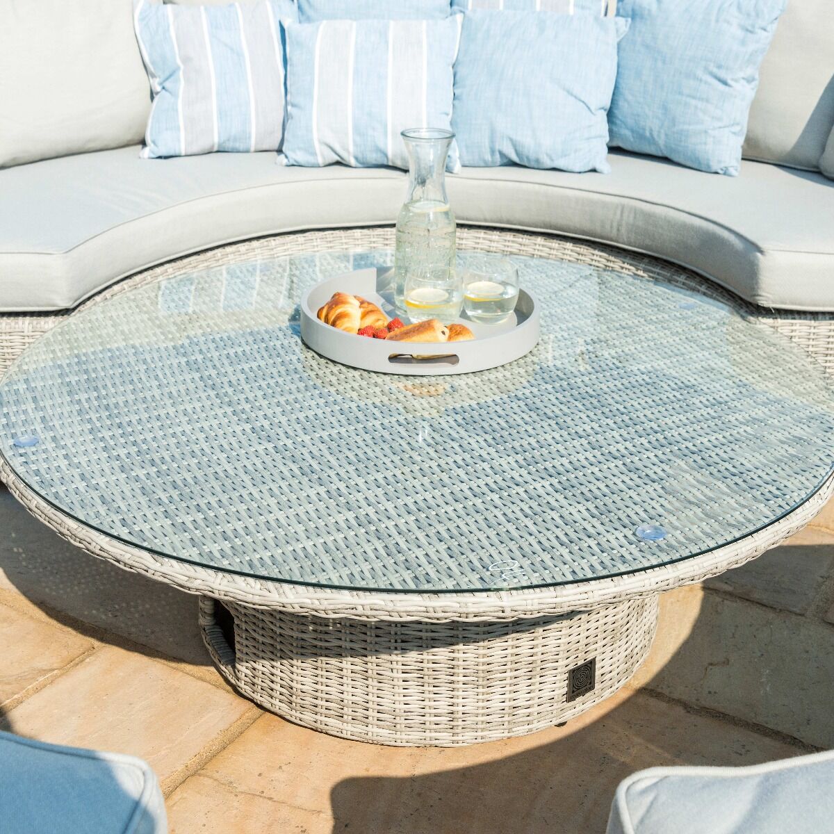 Maze - Oxford Rattan Lifestyle Suite with Rising Table - Blythe Living