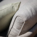 Maze - Monaco Rope Weave 3 Seat Sofa Set with Pair of Round Coffee Tables - Cool Linen - Blythe Living