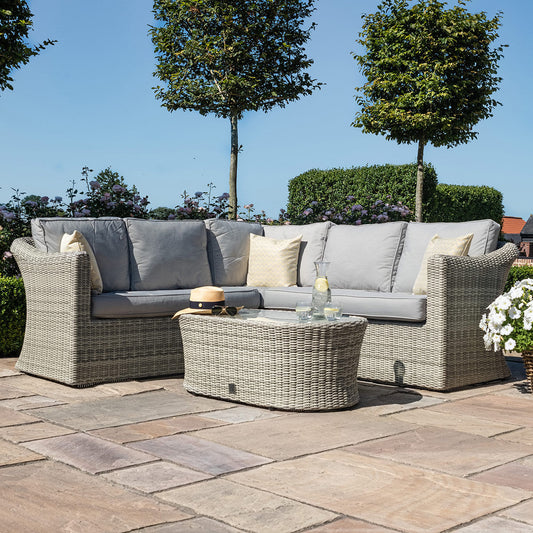 Maze - Oxford Small Rattan Corner Sofa Set - Blythe Living