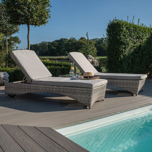 Maze - Oxford Rattan Sunlounger Set - Blythe Living