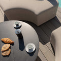 Maze - Outdoor Fabric Snug Lifestyle Suite with Rising Table - Oatmeal - Blythe Living