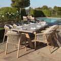 Maze - Martinique Rope Weave 8 Seat Rectangular Dining Set - Blythe Living