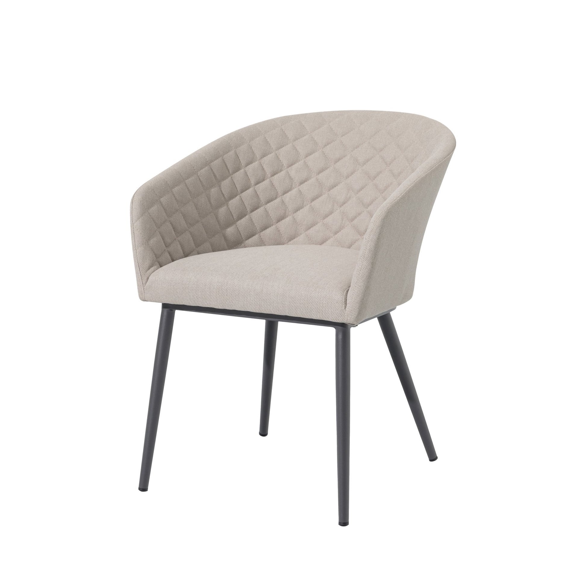 Maze - Jakarta Teak Extending 6 - 10 Seat Rectangular Dining Table
with 10 Outdoor Fabric Ambition Oatmeal Dining Chairs - Blythe Living