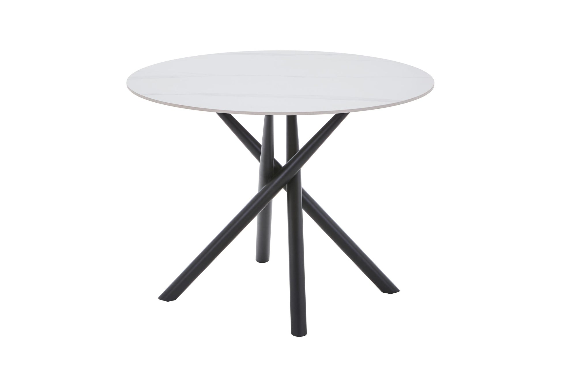 Avesta White Round Dining Table - Blythe Living
