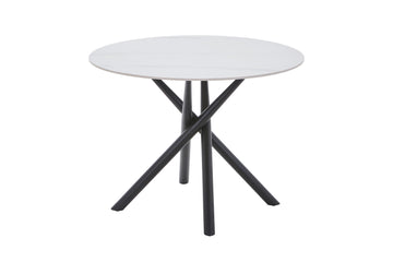 Avesta White Round Dining Table - Blythe Living