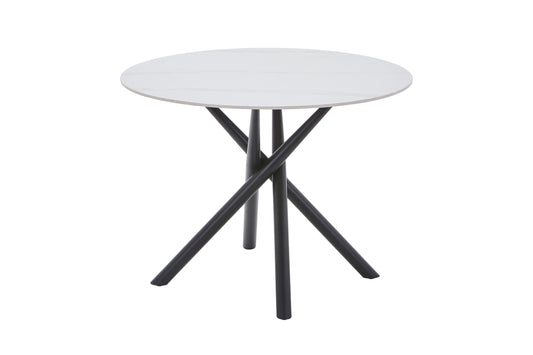 Avesta White Round Dining Table - Blythe Living