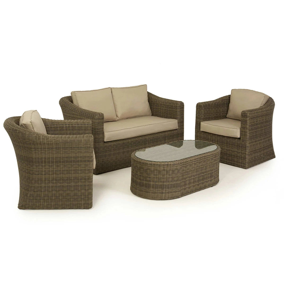 Maze - Winchester 2 Seat Rattan Sofa Set - Blythe Living