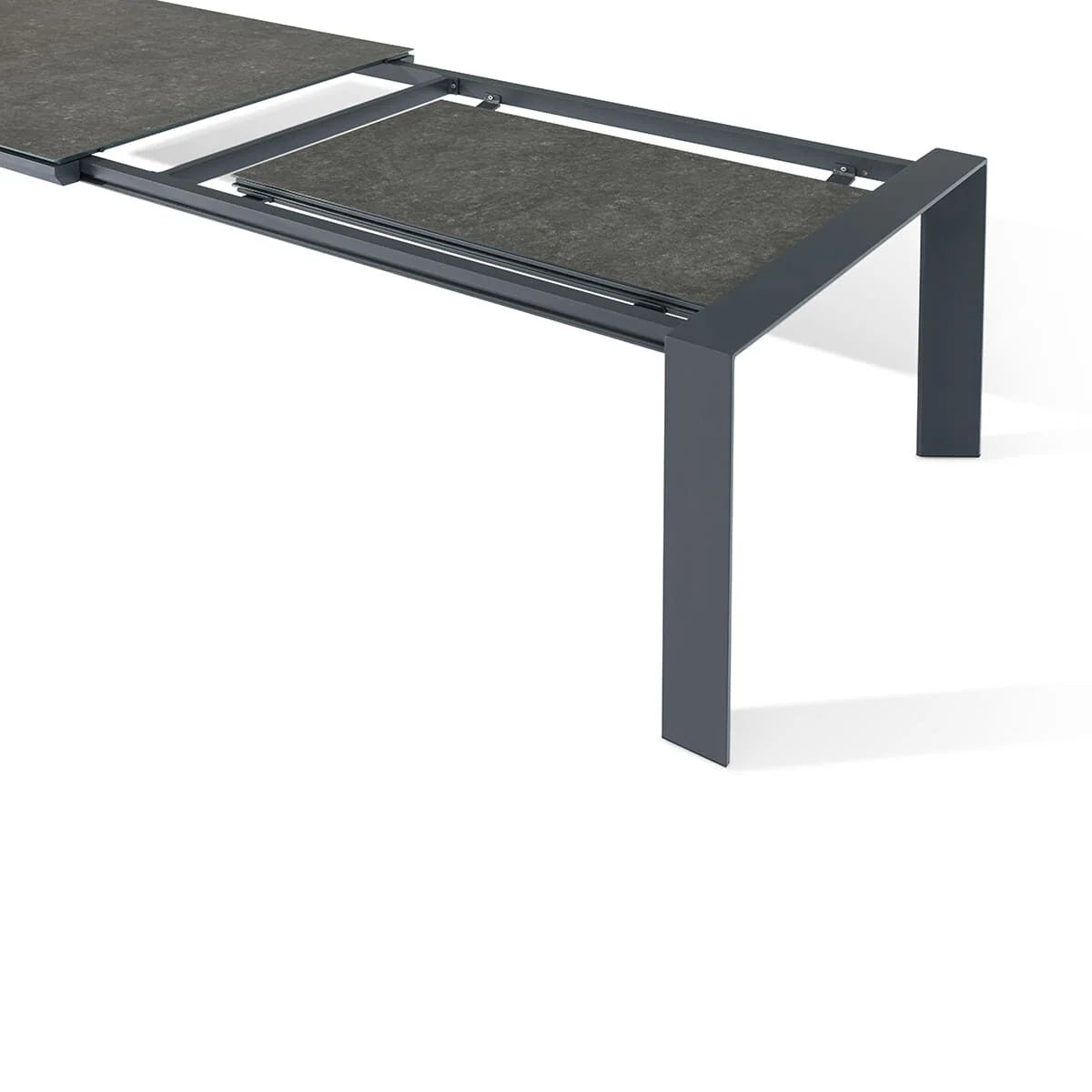 Maze - Outdoor Fabric Ambition 6 - 10 Seat Extending Dining Set - Flanelle - Blythe Living