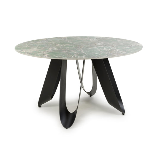 Osaka Round Green Dining Table - Blythe Living