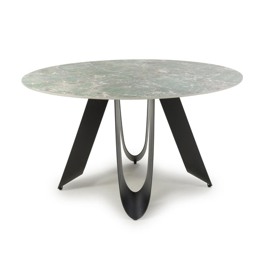 Osaka Round Green Dining Table - Blythe Living