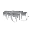 Maze - Porto Rope Weave 8 Seat Rectangular Dining Set - Blythe Living
