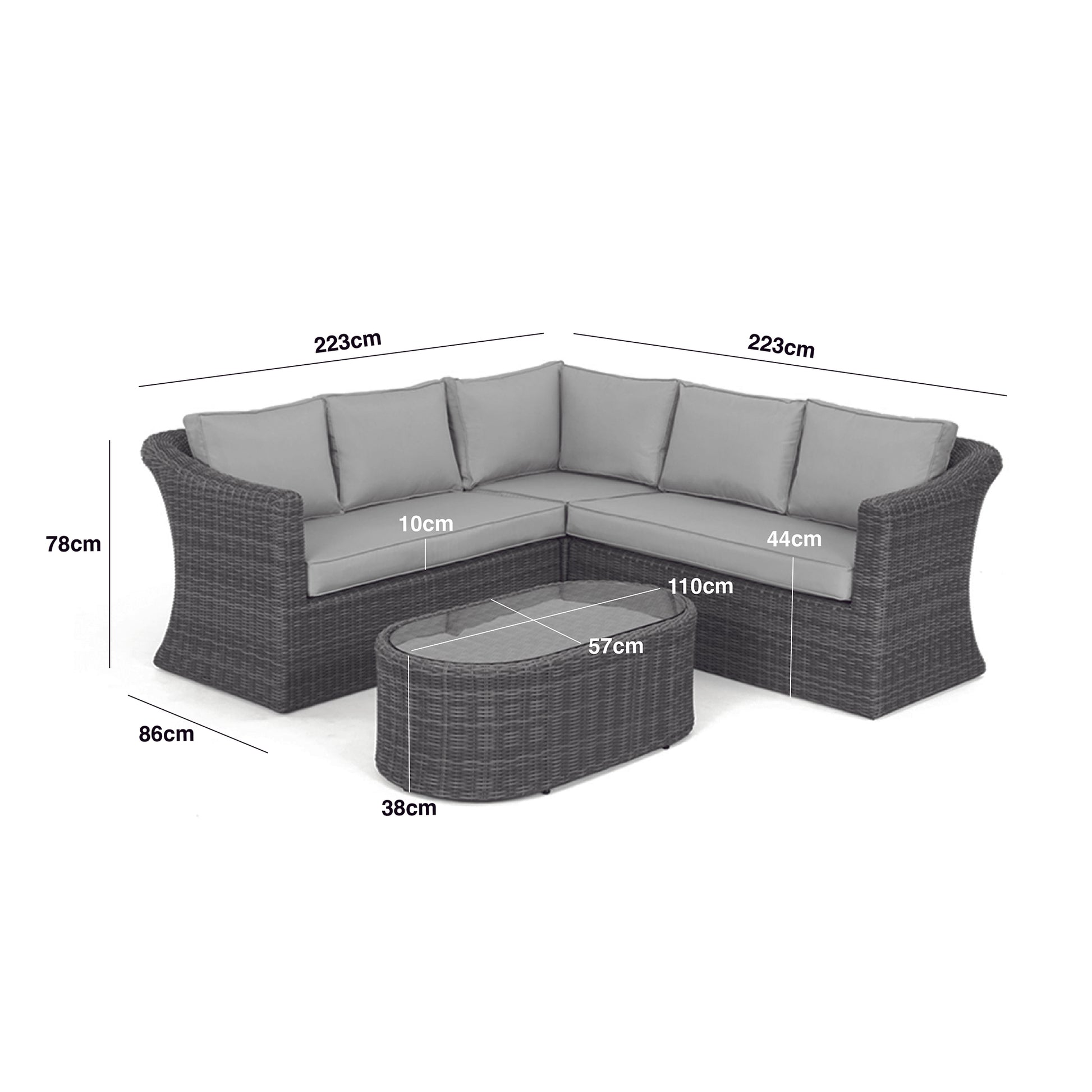 Maze - Winchester Small Rattan Corner Group - Blythe Living