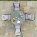 Maze - Winchester Heritage 4 Seat Round Rattan Dining Set - Blythe Living