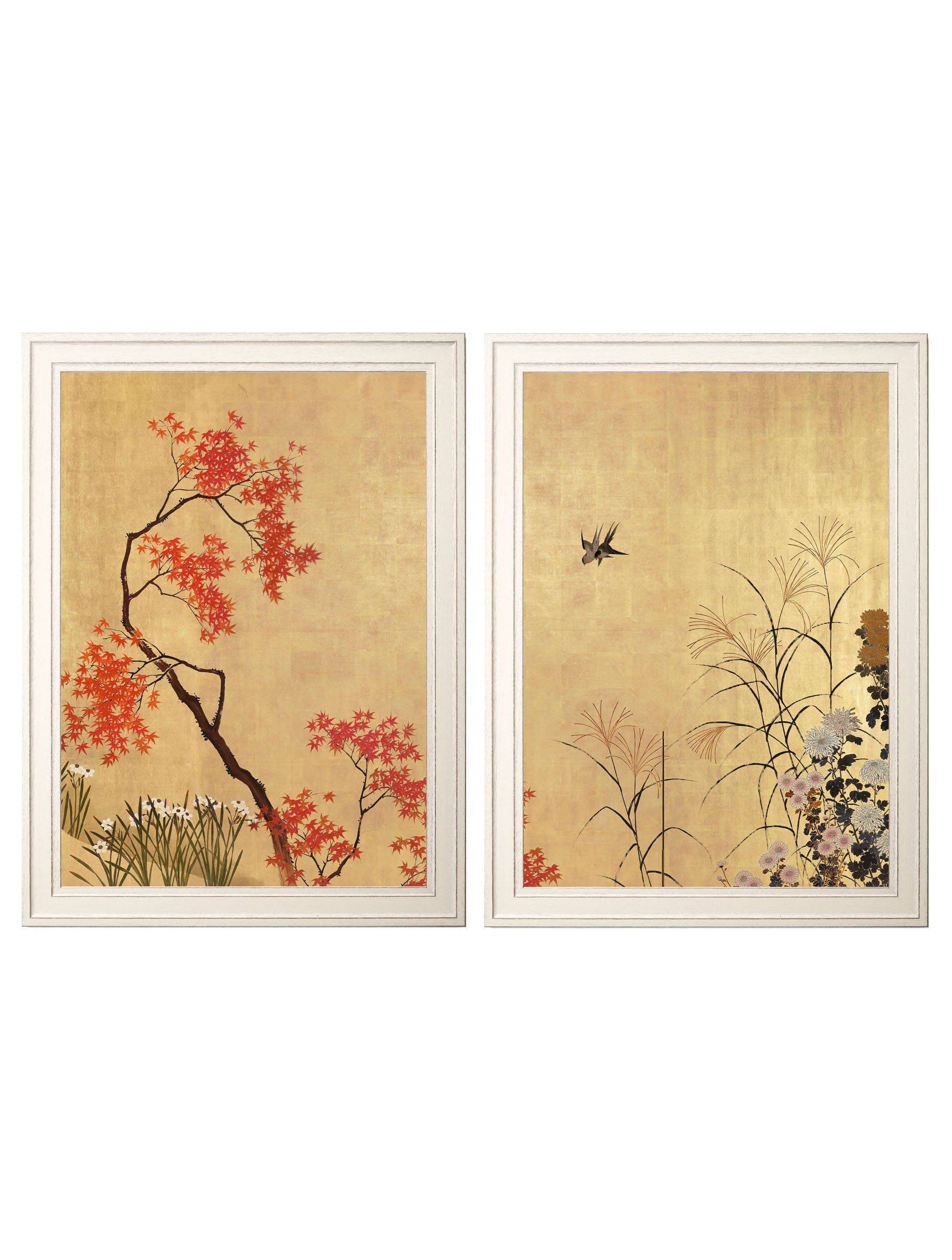 Japanese Blossom -Shibata Zeshine Set of 2 Prints - Blythe Living
