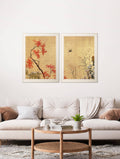 Japanese Blossom -Shibata Zeshine Set of 2 Prints - Blythe Living