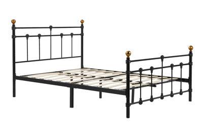 AFFORDABLE ATLAS BED BLACK