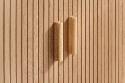 AXEL 2 DOOR FLUTED SIDEBOARD OAK - Blythe Living
