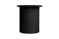 AXEL FLUTED SIDE TABLE BLACK
