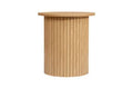 AXEL FLUTED SIDE TABLE OAK