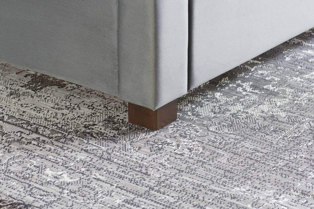 Affordable Hope Fabric Bed Grey Velvet