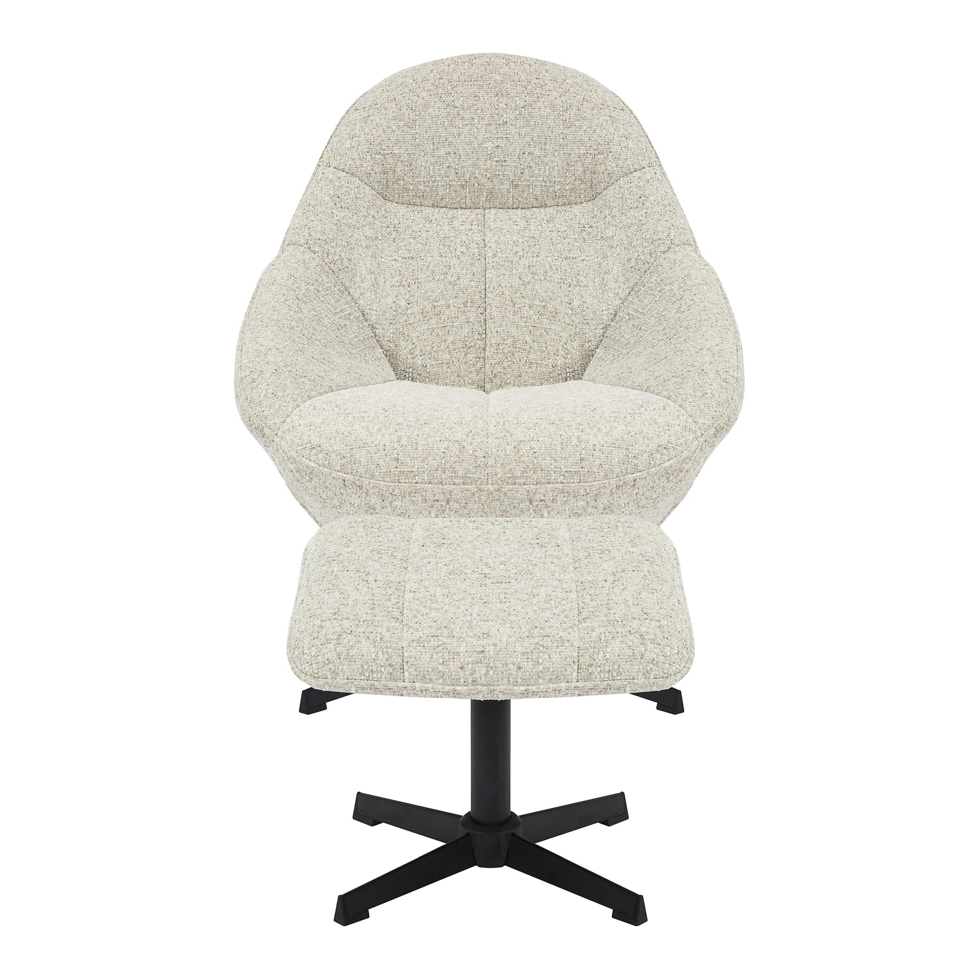 Affordable Serene Natural Textured Swivel Chair Store