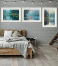 Misty Lake Flamingos - Cream Hurstwood Frame - Blythe Living