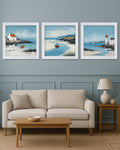 The Coastal House - White Hurstwood Square Frame - Blythe Living