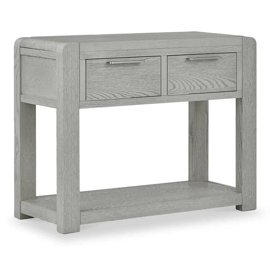 Amsterdam Console Table | Grey Oak Hallway Storage Stand
