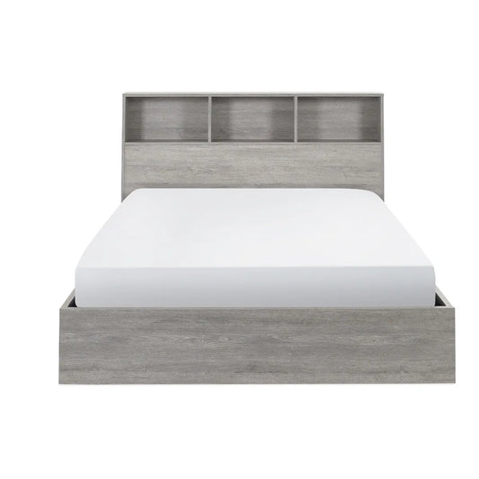 Bali Ottoman Storage Bed - Grey Oak