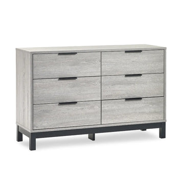 Bali 6 Drawer Wide Chest - Grey Oak