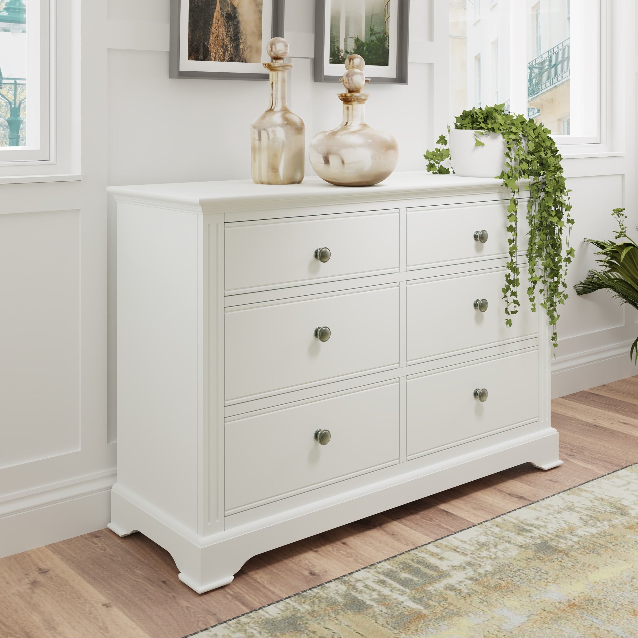 Robin 6 Drawer Chest White